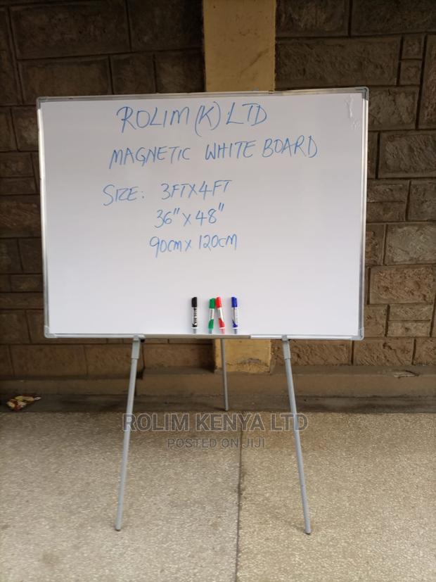 Whiteboard 3x4, 4 Markers,1 Eraser and Whiteboard Standstand