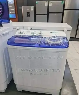Hisense Wsqb753w - 7.5kg Twin Tub Top Load Washing Machine