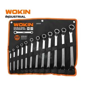 Wokin 12pc Double Ring Spanner Set