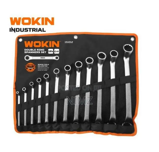 Wokin 12pc Double Ring Spanner Set