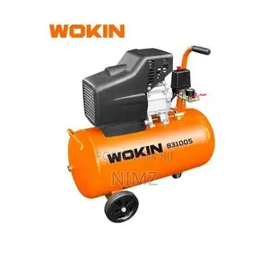Wokin Industrial Compressor 24L Painting Vehicle Tire.
