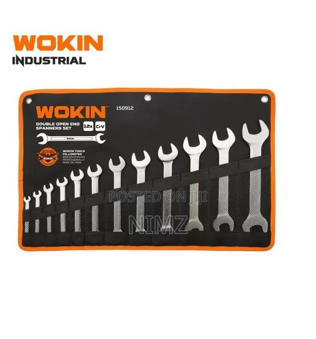 Wokin 12pc Double Open End Spanner Set