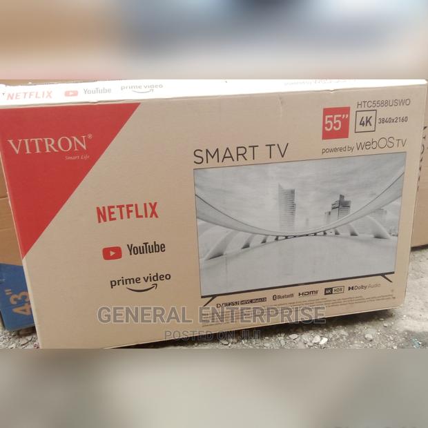 Vitron 55 Inches Smart Android Tv Bluetooth Television - thumbnail 3