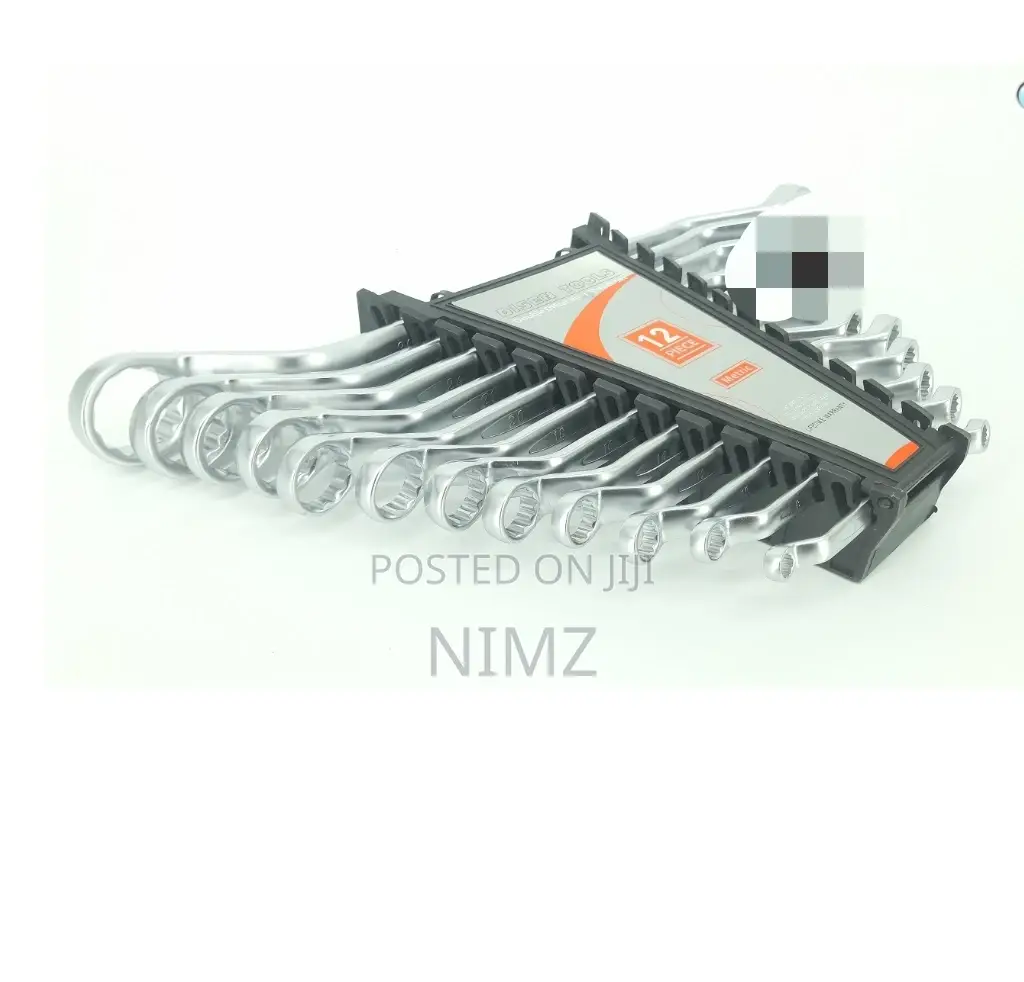 12pcs Double Offset Ring Spanner Wrench Set Disen Tools