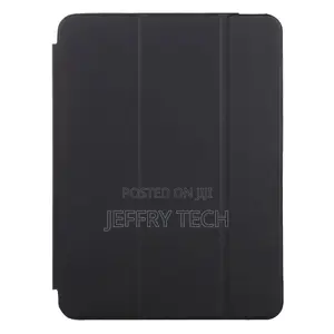 3-Fold Smart Leather Case for iPad Mini 6-Black