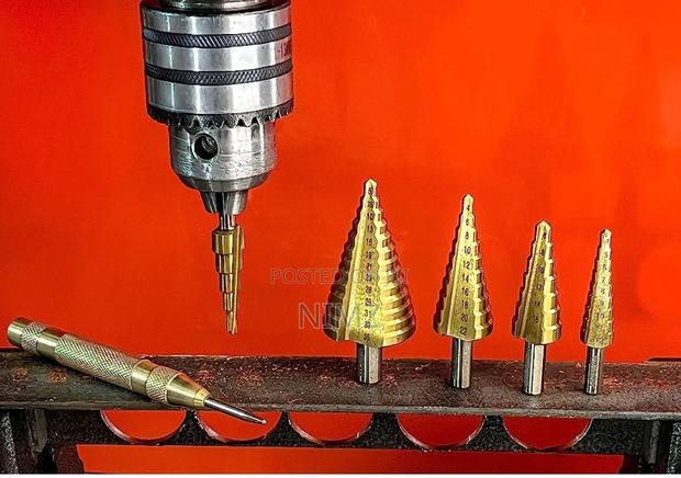 6PCS HSS Cobalt Titanium Step Drill Bit - thumbnail 2