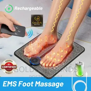 Electric Foot Massage Foldable Mat, Ease Pain + Muscle