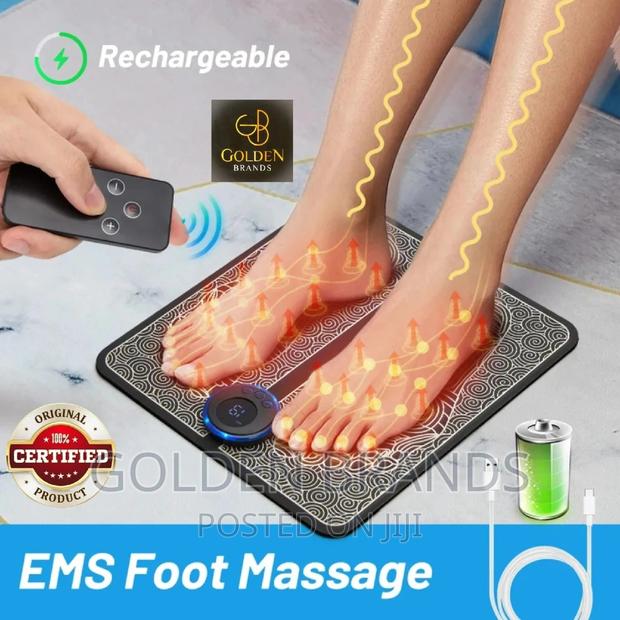 Electric Foot Massage Foldable Mat, Ease Pain + Muscle