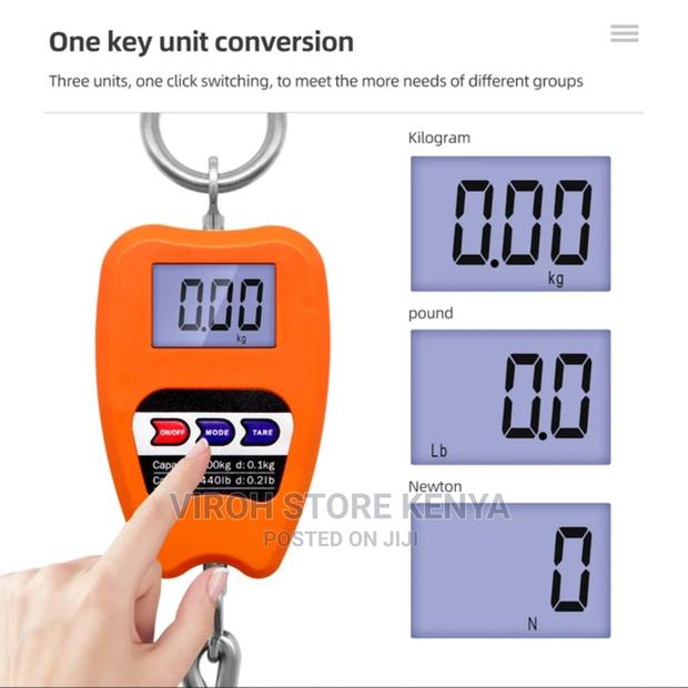 200kg Digital Crane Weighing Scale Hanging Scale Heavy - thumbnail 2