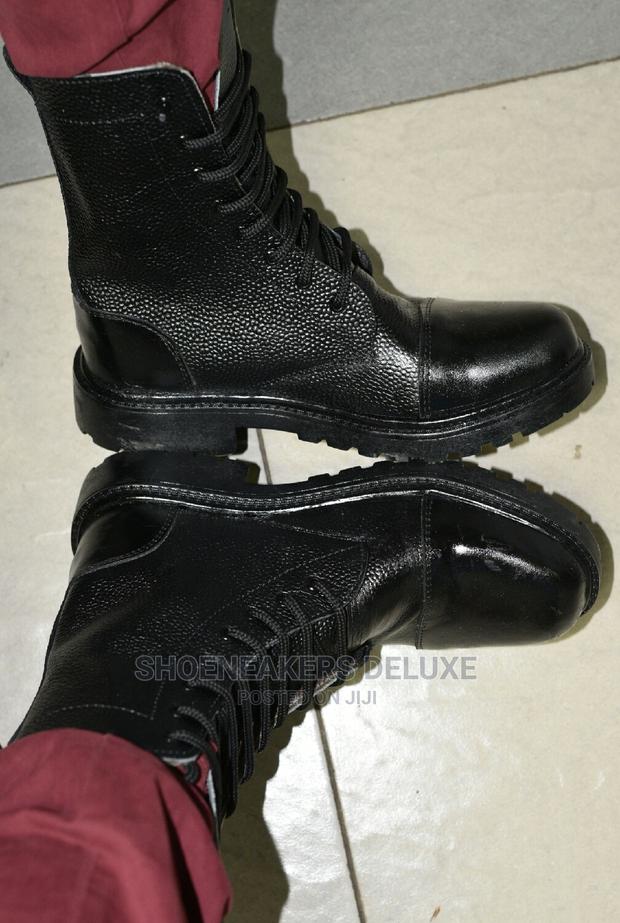 Security Leather Boots - main view