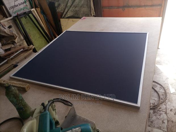 Soft Board Grey 5ftx4ft Grey Noticeboard - main view