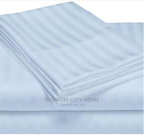 Stripped Cotton Bedsheet Set - thumbnail 3