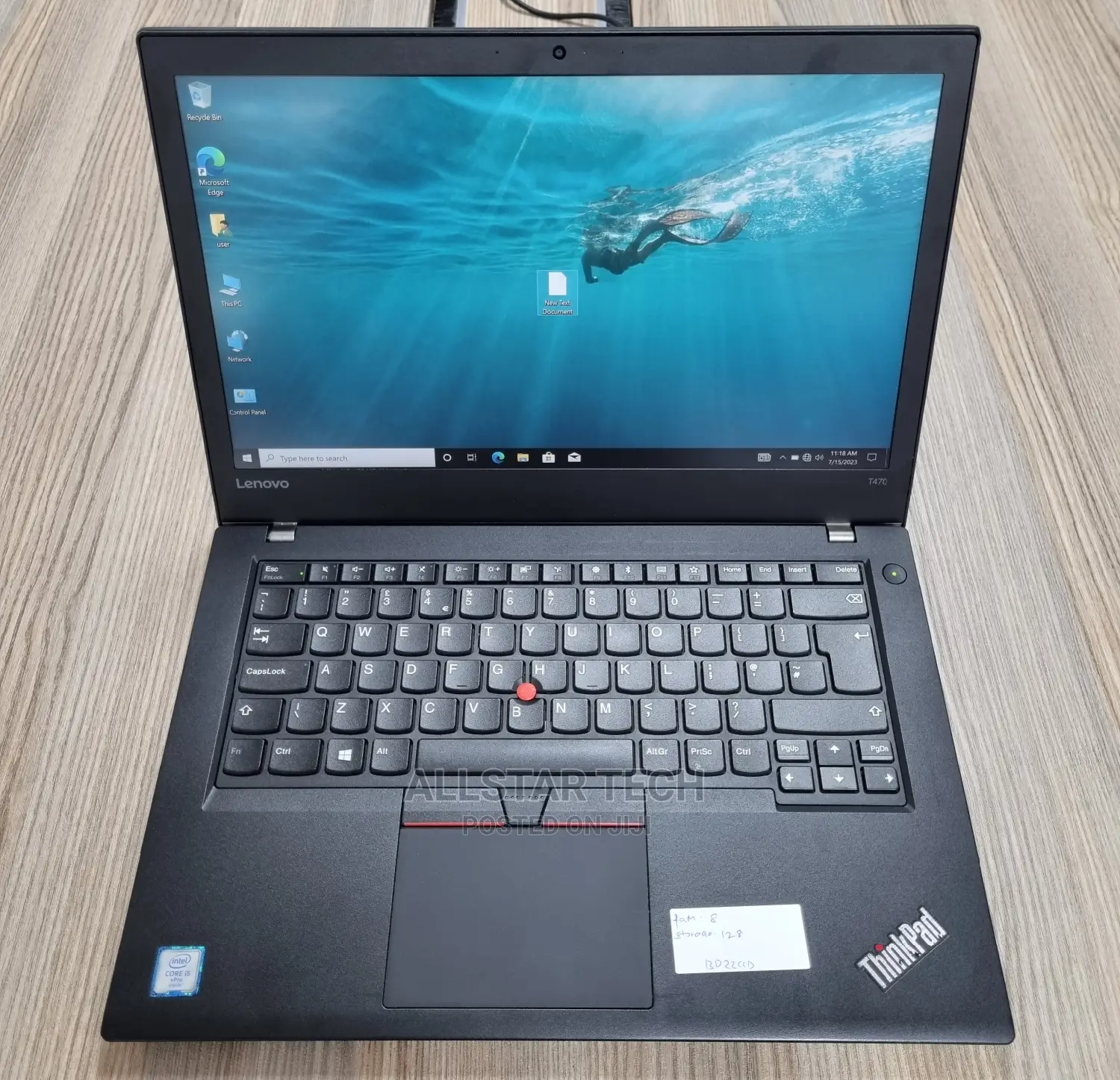 Laptop Lenovo 8GB Intel Core I5 SSD 128GB