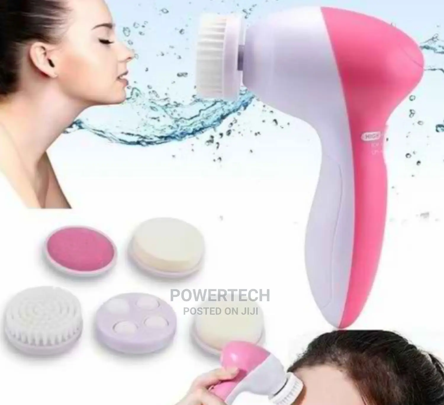 5-in-1 Multi-Function Facial Skin Care Massager Scrubber