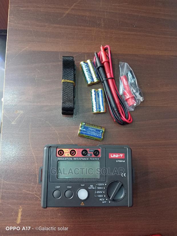 Unit T Digital Megger Meter Insulation Tester Ut 501 - thumbnail 3