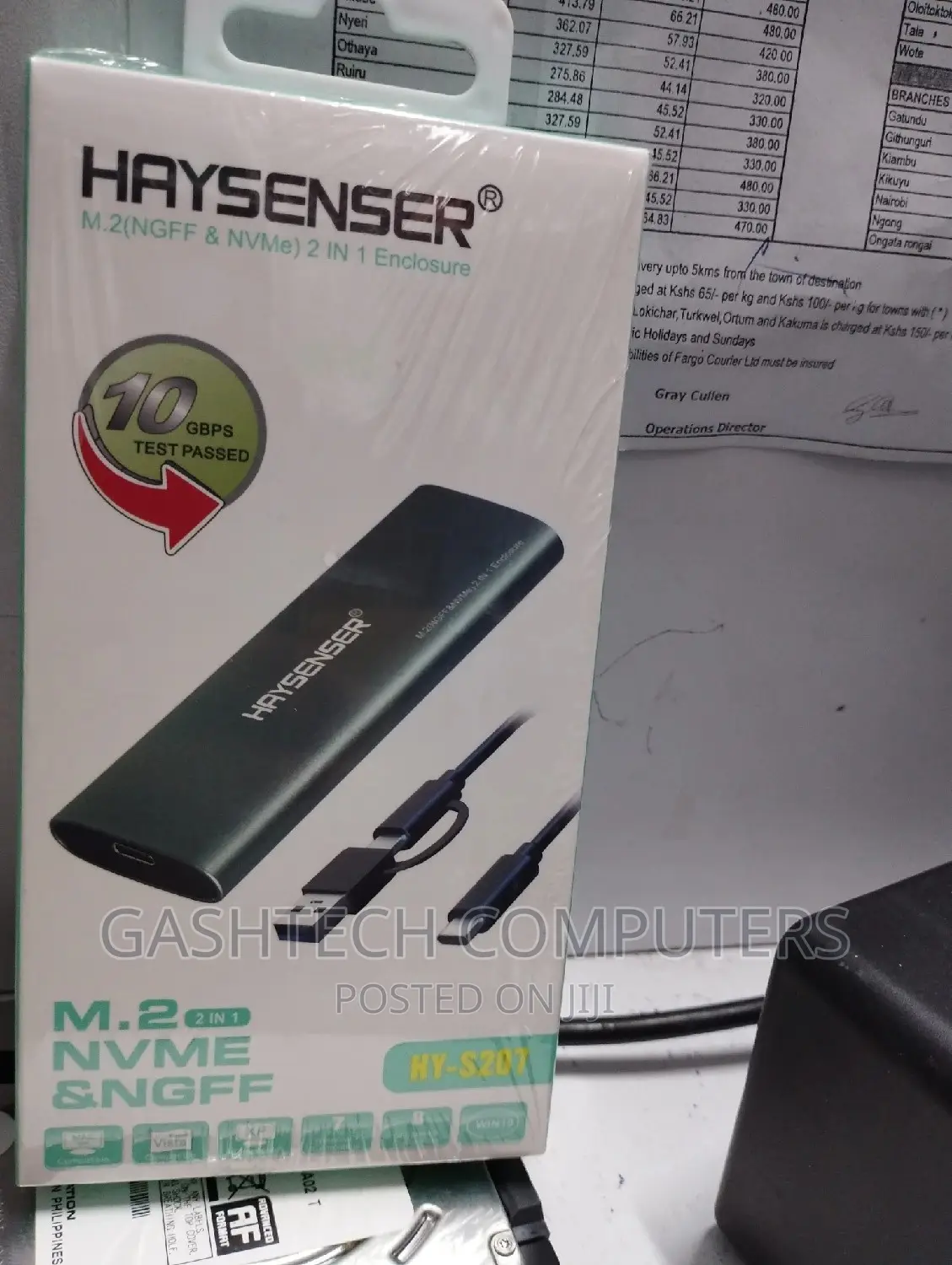 Haysenser M 2 Nvme M 2 NGFF SSD to Usb3.1 Enclosure External