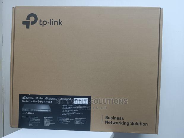 Tp-Link Sg3452p 52-Port Gigabit L2+ Managed Switch With 48-Port Poe+
