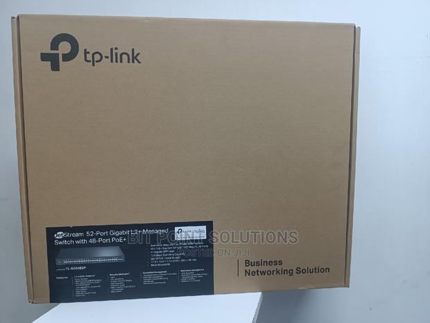 Tp-Link 52port Gigabit L2+ Managed Switch 48-Port Poe+ - Tl-Sg3452p