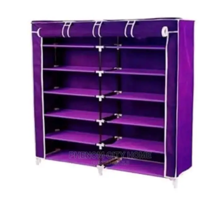 Dould Column Shoerack With Cover