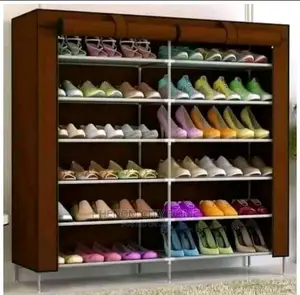 Dould Column Shoerack With Cover