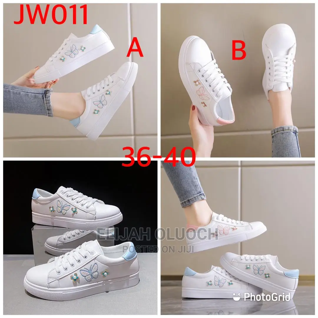 Lady's White Sneakers