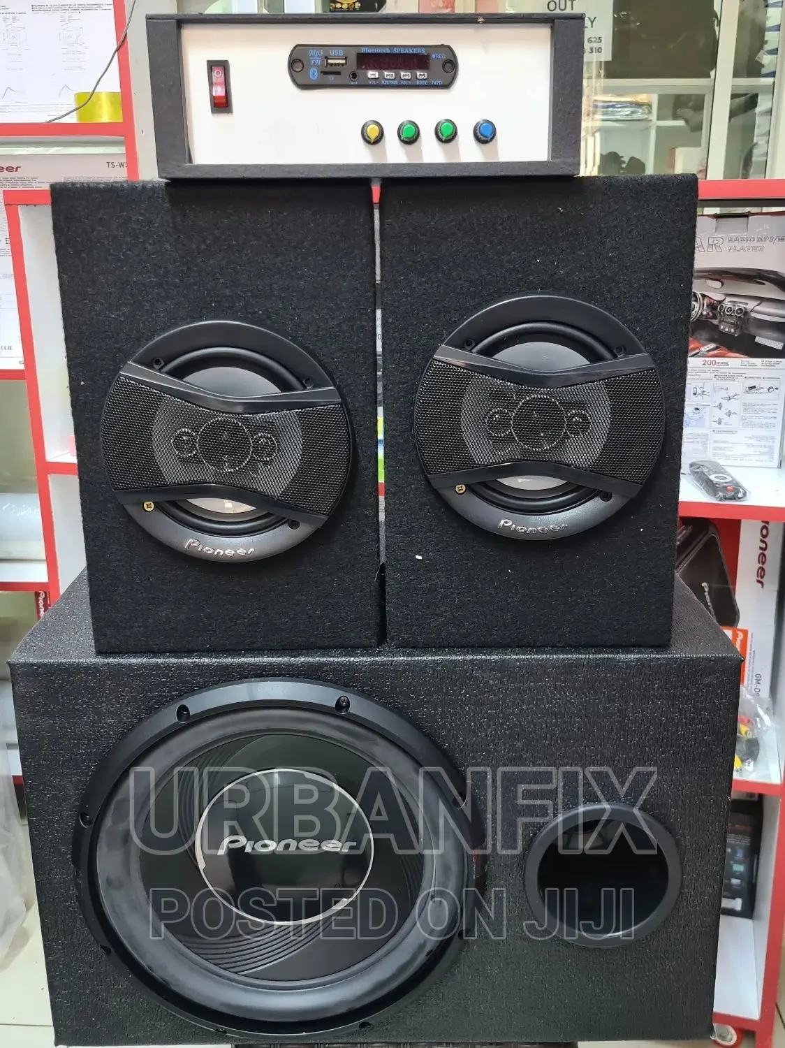 Pioneer 1400 Watts Subwoofer With Speakers and Amplifier