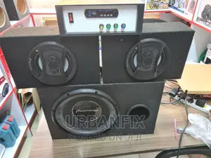 1400 Watts Pioneer Subwoofer With 2 Speakers and Amplifier