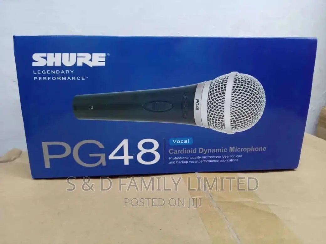 Shure PG48 Cardiod Dynamic Microphone