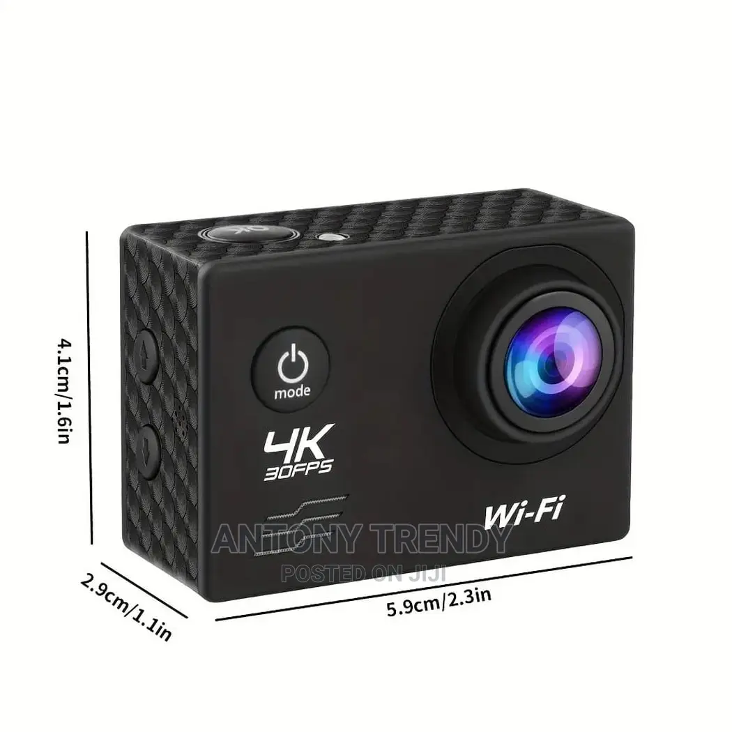Dual Screen Waterproof Sports Action Camera