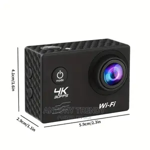 Dual Screen Waterproof Sports Action Camera