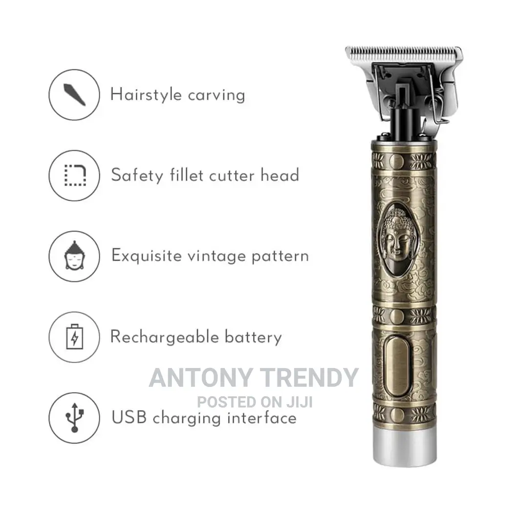 Vintage T9 Golden Hair Trimmer for Professional