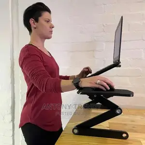 Renkforce RF-LLD-200 Laptop Stand Incl. Mouse Pad