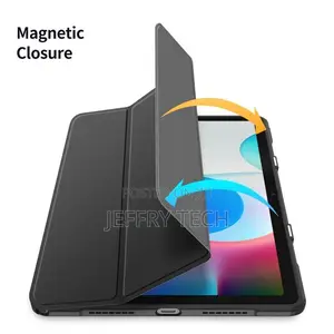 Oppo Realme Pad Tablet Shockproof Case Cover-Black