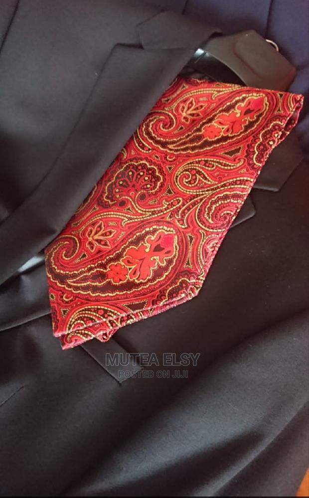 Red Vintage Ascot Ties - main view