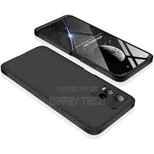Generic Vivo Y21 2021 3 in 1 Hard PC Case - Black