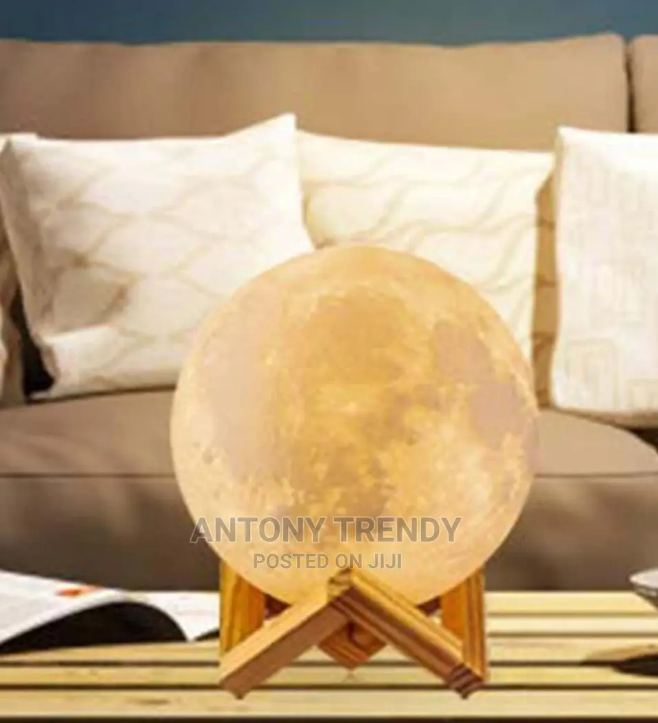 HEMIZA 3D 7 Color Changing Moon Night
