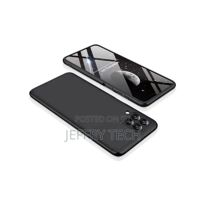 Generic Samsung Galaxy M33 5G 3 in 1 Hard PC Case - Black