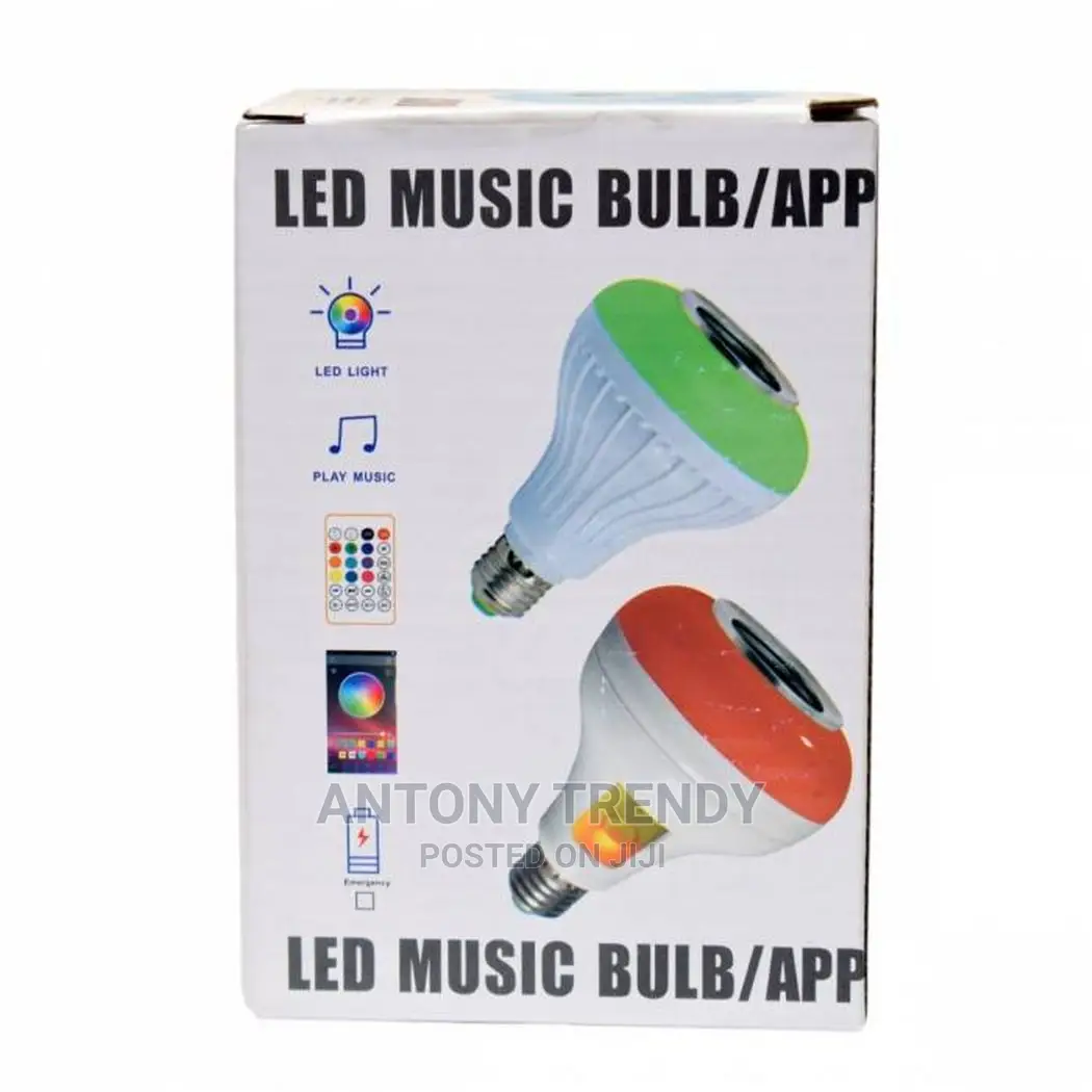 LED Music Smart Bulb With Bluetooth Speaker