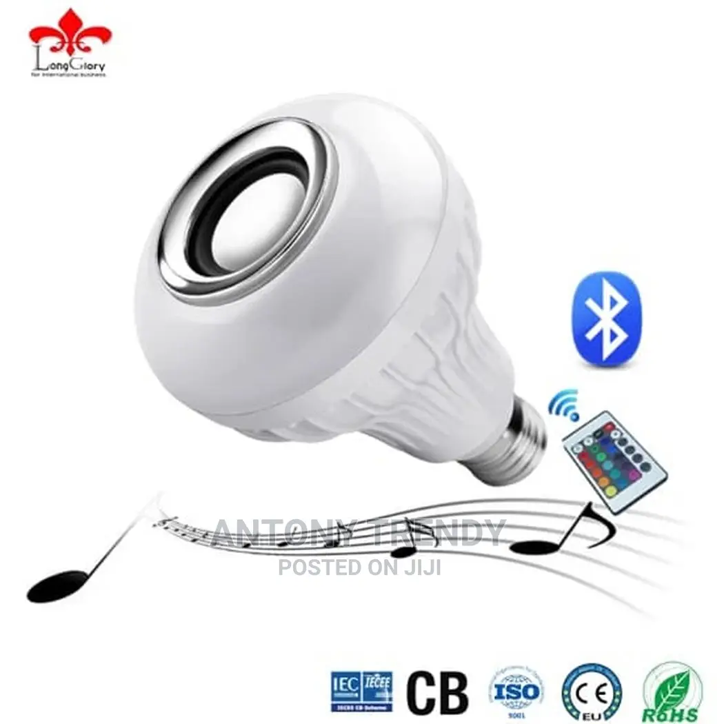 Changing Led Music Smart Bulb With Bluetooth