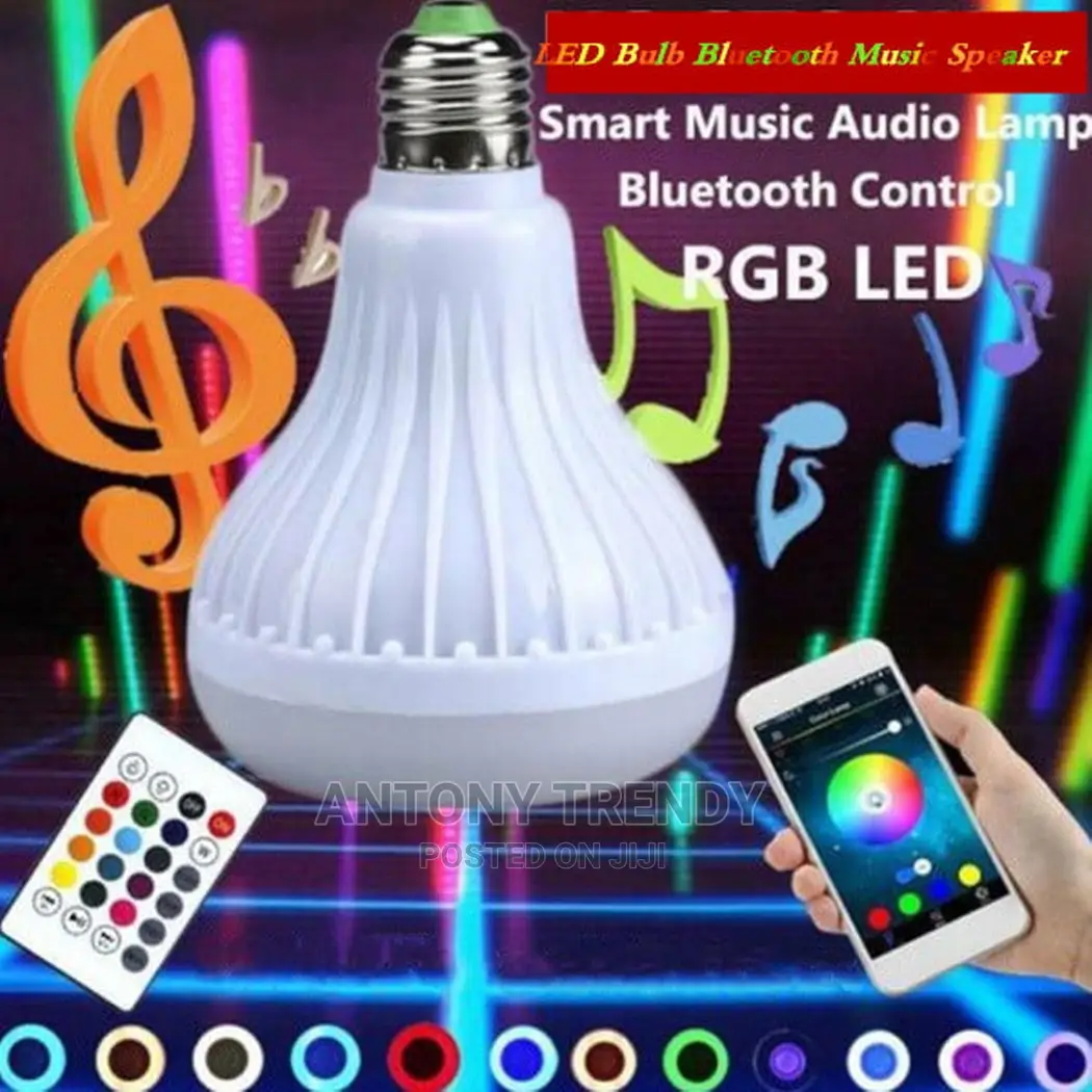 RGBW Music Bulb Speaker With Remote Control