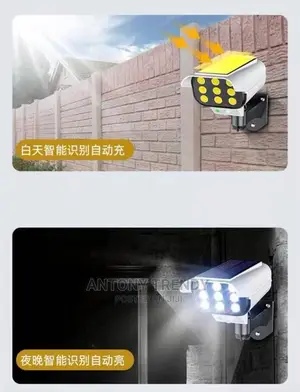 Dummy Camera Wireless Outdoor Flood Light