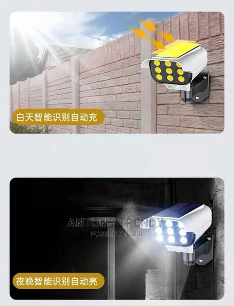 Dummy Camera Wireless Outdoor Flood Light