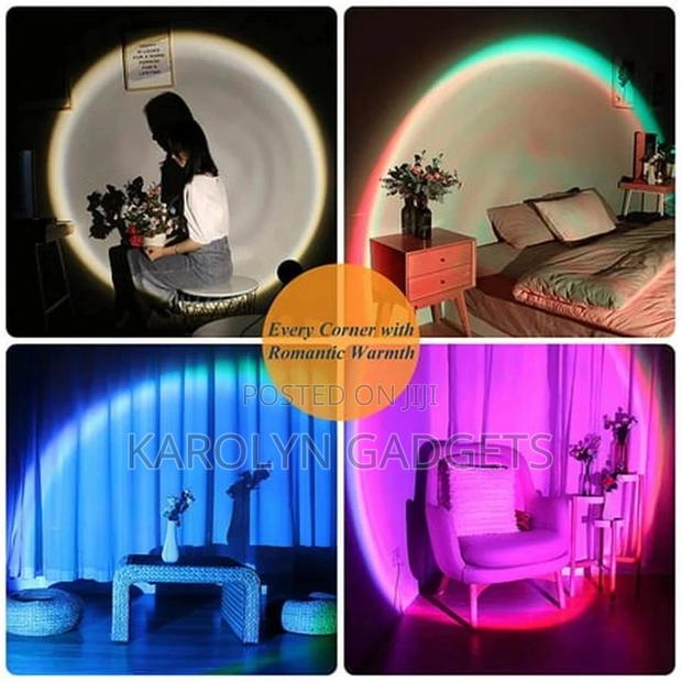 Sunset Lamp Rainbow Projector Mood Light - main view