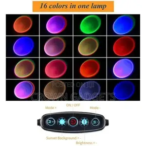 Light Wireless Sunset Projection Lamp Universal