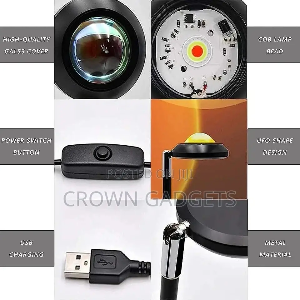Sunset Lamp Projector 16 Colors Changing RGB