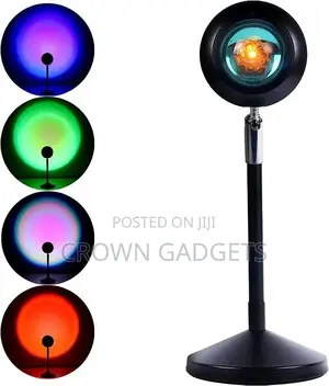 Bluetooth Control Sunset Projection Lamp, 360°