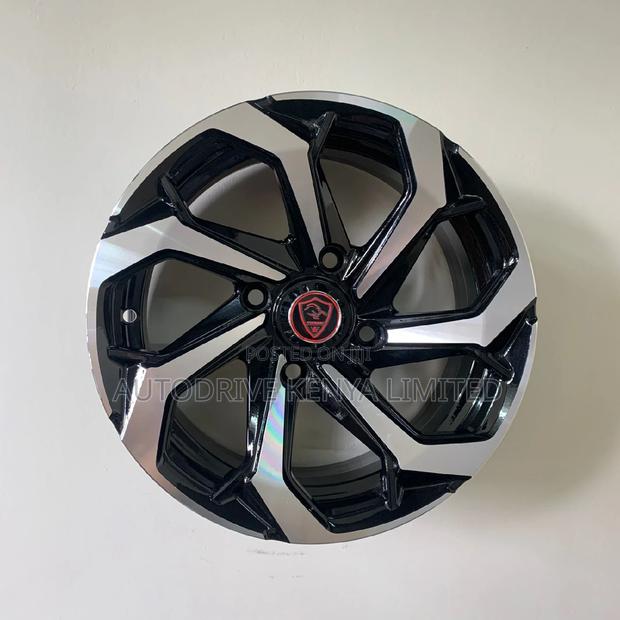 Rim 15" 4holes Black/Silver - main view
