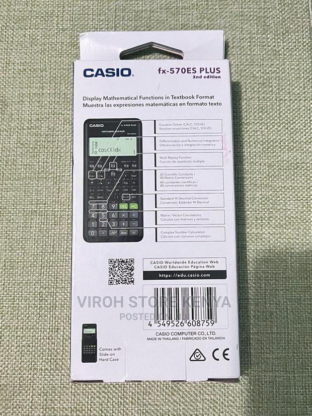 Casio FX - 570ES Plus Scientific Calculator 417 Functions - thumbnail 4