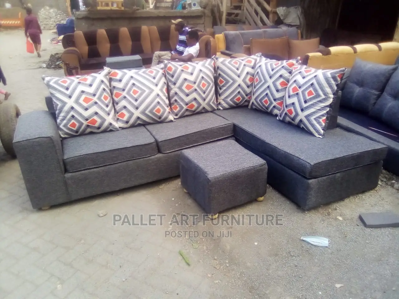 L- Shaped Sofa Set