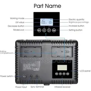 600 LED Light Video Light Kit , Rechargeable